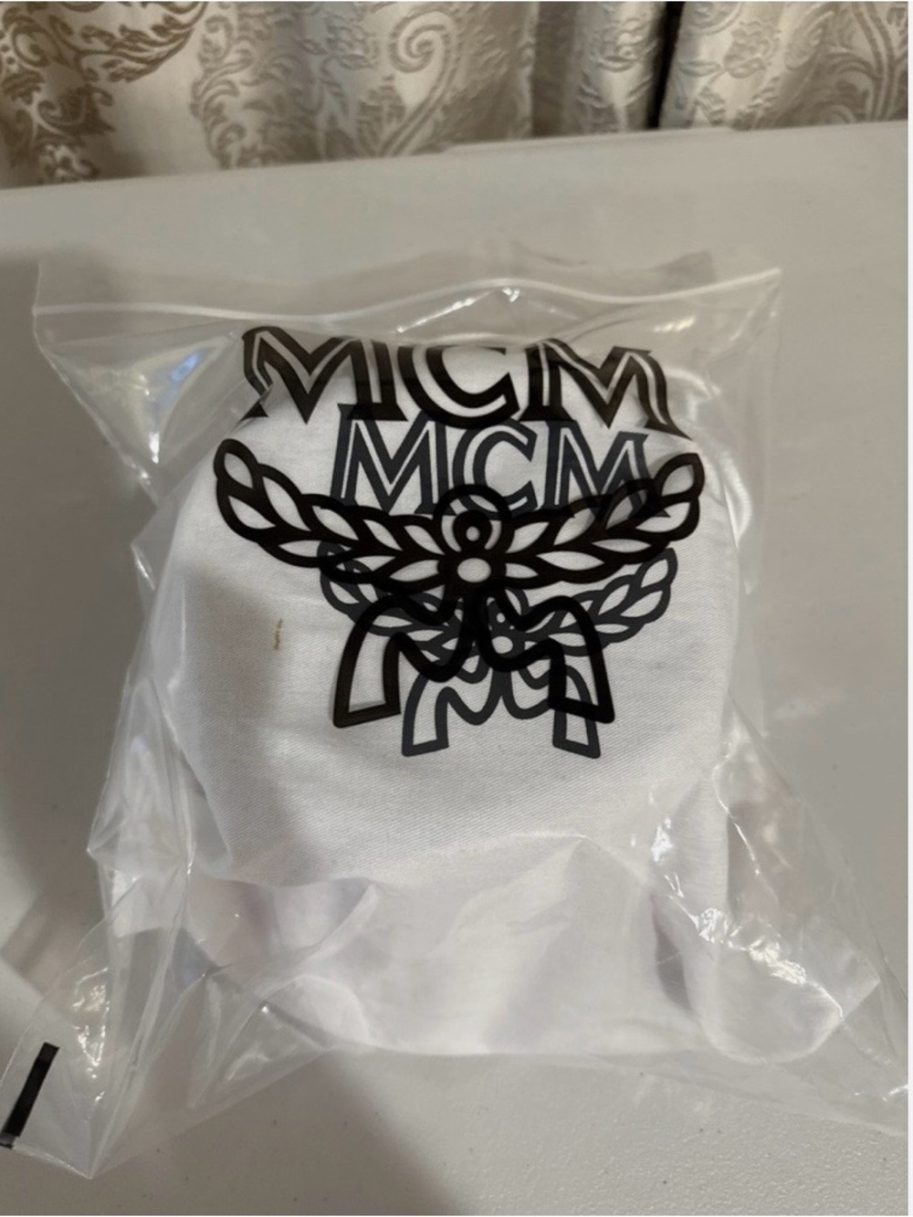 MCM Cognac Monogram Bucket Hat with Black Lining - Picture 6 of 8